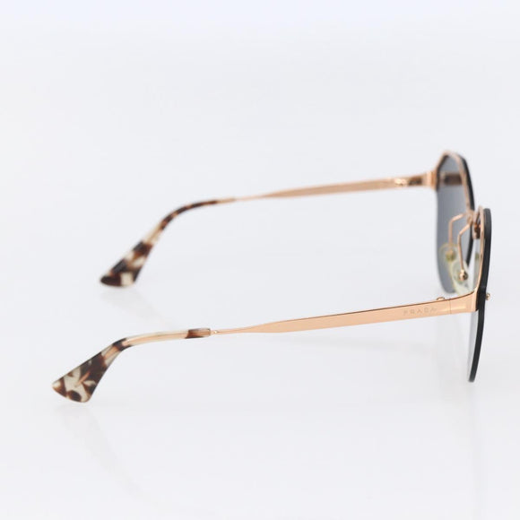 PRADA Sunglasses metal plastic Purple Champagne Gold Auth BA6880