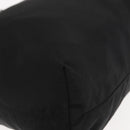 CELINE Tote Bag Nylon Enamel 2way Black Gold Auth BA6881-10