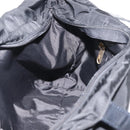 CELINE Tote Bag Nylon Enamel 2way Black Gold Auth BA6881-19