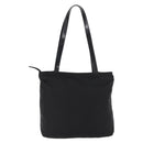 CELINE Tote Bag Nylon Enamel 2way Black Gold Auth BA6881-3