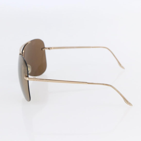 Christian Dior Sunglasses metal Brown Auth BA6884