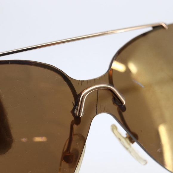Christian Dior Sunglasses metal Brown Auth BA6884