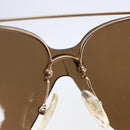 Christian Dior Sunglasses metal Brown Auth BA6884-9