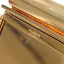 VALENTINO Lipstick Holder Cosmetic Pouch metal Pink Auth BA6885-11