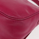 VALENTINO Shoulder Bag Leather Pink Auth BA6886-9