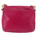 VALENTINO Shoulder Bag Leather Pink Auth BA6886-2