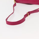 VALENTINO Shoulder Bag Leather Pink Auth BA6886-7