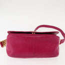 VALENTINO Shoulder Bag Leather Pink Auth BA6886-5