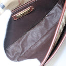 Burberrys Nova Check Shoulder Bag PVC Beige Brown gold Auth BA689-11