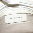 BURBERRY Nova Check Shoulder Bag Canvas Beige White Auth BA6890-18