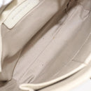 BURBERRY Nova Check Shoulder Bag Canvas Beige White Auth BA6890-12