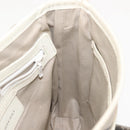 BURBERRY Nova Check Shoulder Bag Canvas Beige White Auth BA6890-19