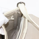 BURBERRY Nova Check Shoulder Bag Canvas Beige White Auth BA6890-20