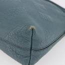 BURBERRY Shoulder Bag Leather Blue Auth BA6891-12
