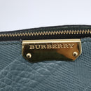 BURBERRY Shoulder Bag Leather Blue Auth BA6891-14