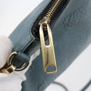 BURBERRY Shoulder Bag Leather Blue Auth BA6891-15