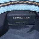 BURBERRY Shoulder Bag Leather Blue Auth BA6891-16