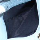BURBERRY Shoulder Bag Leather Blue Auth BA6891-22