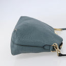 BURBERRY Shoulder Bag Leather Blue Auth BA6891-5