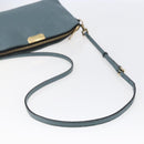 BURBERRY Shoulder Bag Leather Blue Auth BA6891-7