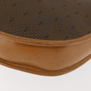 SAINT LAURENT Shoulder Bag PVC Leather Beige Auth BA6893-9