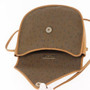 SAINT LAURENT Shoulder Bag PVC Leather Beige Auth BA6893-11