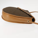 SAINT LAURENT Shoulder Bag PVC Leather Beige Auth BA6893-3