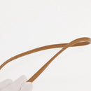 SAINT LAURENT Shoulder Bag PVC Leather Beige Auth BA6893-8