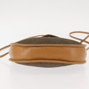 SAINT LAURENT Shoulder Bag PVC Leather Beige Auth BA6893-5