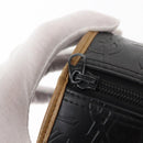 SAINT LAURENT Hand Bag Leather Black Auth BA6894-14