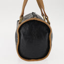 SAINT LAURENT Hand Bag Leather Black Auth BA6894-4