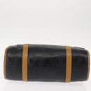 SAINT LAURENT Hand Bag Leather Black Auth BA6894-9