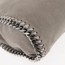 Stella MacCartney Falabella Chain Shoulder Bag polyester 2way Gray Auth BA6896-16