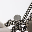 Stella MacCartney Falabella Chain Shoulder Bag polyester 2way Gray Auth BA6896-9