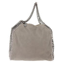 Stella MacCartney Falabella Chain Shoulder Bag polyester 2way Gray Auth BA6896-13