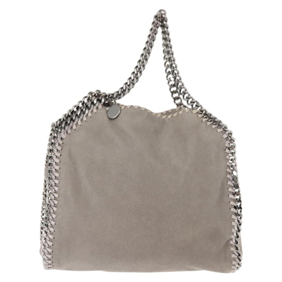Stella MacCartney Falabella Chain Shoulder Bag polyester 2way Gray Auth BA6896
