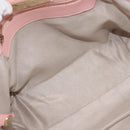 Jimmy Choo Studs Tote Bag Leather Pink Auth BA6901-11