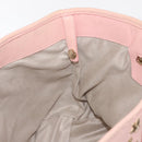 Jimmy Choo Studs Tote Bag Leather Pink Auth BA6901-18