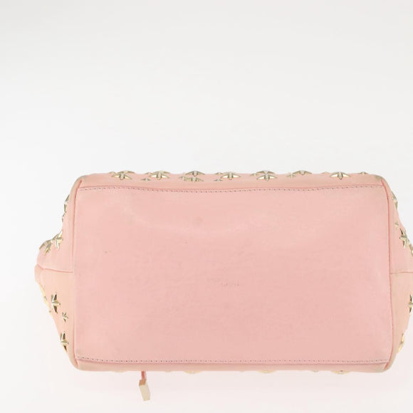 Jimmy Choo Studs Tote Bag Leer Roze Origineel BA6901