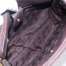 LOEWE Anagram Hand Bag Leather Brown Auth BA6903-11