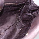 LOEWE Anagram Hand Bag Leather Brown Auth BA6903-18