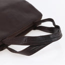 LOEWE Anagram Hand Bag Leather Brown Auth BA6903-7