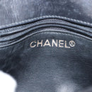 CHANEL Matelasse Waist Bag Lamb Skin Black Gold CC Auth BA6907-19