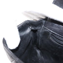 CHANEL Matelasse Waist Bag Lamb Skin Black Gold CC Auth BA6907-21