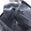 CHANEL Matelasse Waist Bag Lamb Skin Black Gold CC Auth BA6907-22