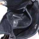 CHANEL Matelasse Waist Bag Lamb Skin Black Gold CC Auth BA6907-24