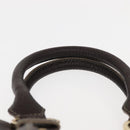 BVLGARI Hand Bag Leather Brown Auth BA6908-8