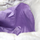 BVLGARI Logo mania Tote Bag Canvas Silver White Auth BA6909-19