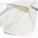 BVLGARI Logo mania Tote Bag Canvas Silver White Auth BA6909-23