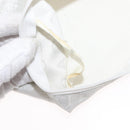 BVLGARI Logo mania Tote Bag Canvas Silver White Auth BA6909-24